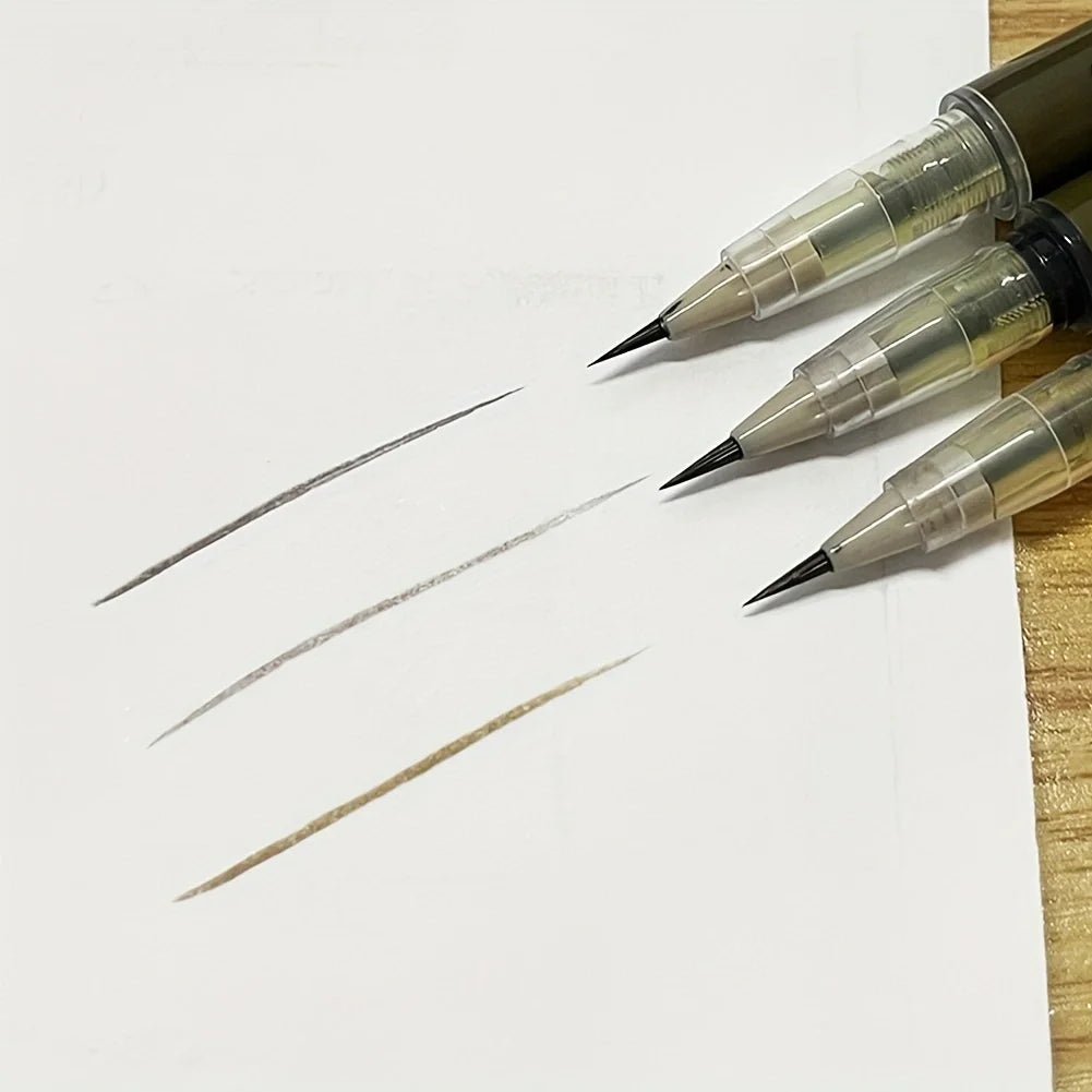 0.008mm Ultra Fine Eyebrow Pen Long Last Smudge Proof Waterproof Sweat - Proof High Pigmented Easy Applying Liquid Eye Brow Pencil - Walmarkettt.com