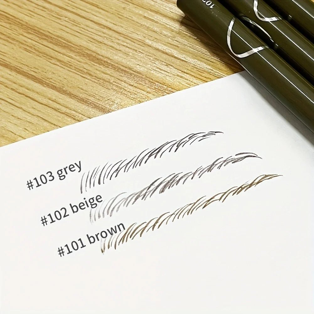 0.008mm Ultra Fine Eyebrow Pen Long Last Smudge Proof Waterproof Sweat - Proof High Pigmented Easy Applying Liquid Eye Brow Pencil - Walmarkettt.com