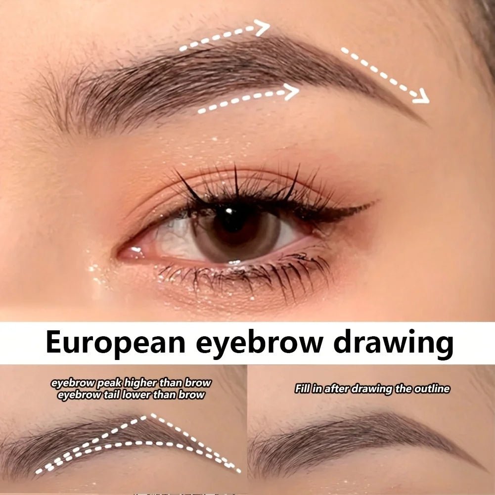 0.008mm Ultra Fine Eyebrow Pen Long Last Smudge Proof Waterproof Sweat - Proof High Pigmented Easy Applying Liquid Eye Brow Pencil - Walmarkettt.com