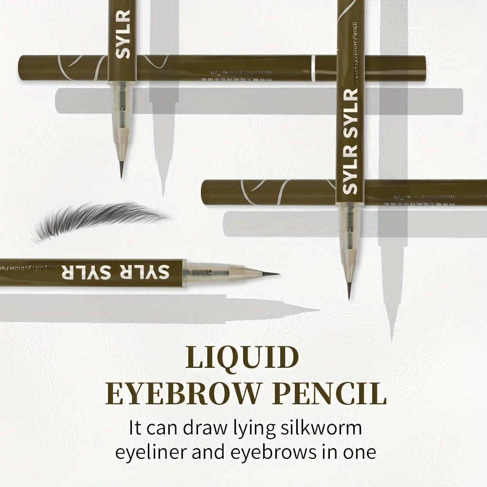 0.008mm Ultra Fine Eyebrow Pen Long Last Smudge Proof Waterproof Sweat - Proof High Pigmented Easy Applying Liquid Eye Brow Pencil - Walmarkettt.com