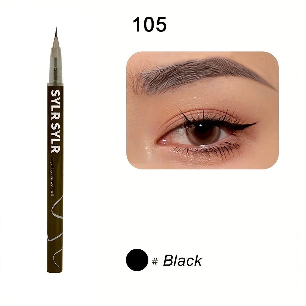 0.008mm Ultra Fine Eyebrow Pen Long Last Smudge Proof Waterproof Sweat - Proof High Pigmented Easy Applying Liquid Eye Brow Pencil - Walmarkettt.com