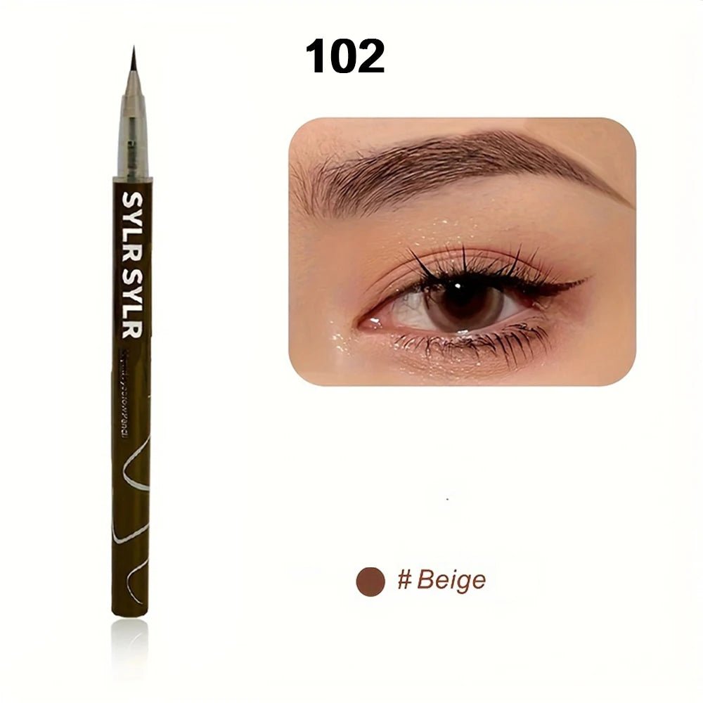 0.008mm Ultra Fine Eyebrow Pen Long Last Smudge Proof Waterproof Sweat - Proof High Pigmented Easy Applying Liquid Eye Brow Pencil - Walmarkettt.com