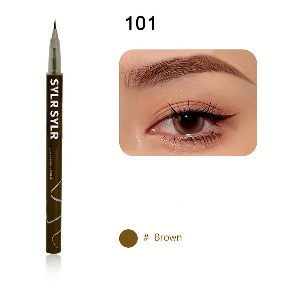 0.008mm Ultra Fine Eyebrow Pen Long Last Smudge Proof Waterproof Sweat - Proof High Pigmented Easy Applying Liquid Eye Brow Pencil - Walmarkettt.com