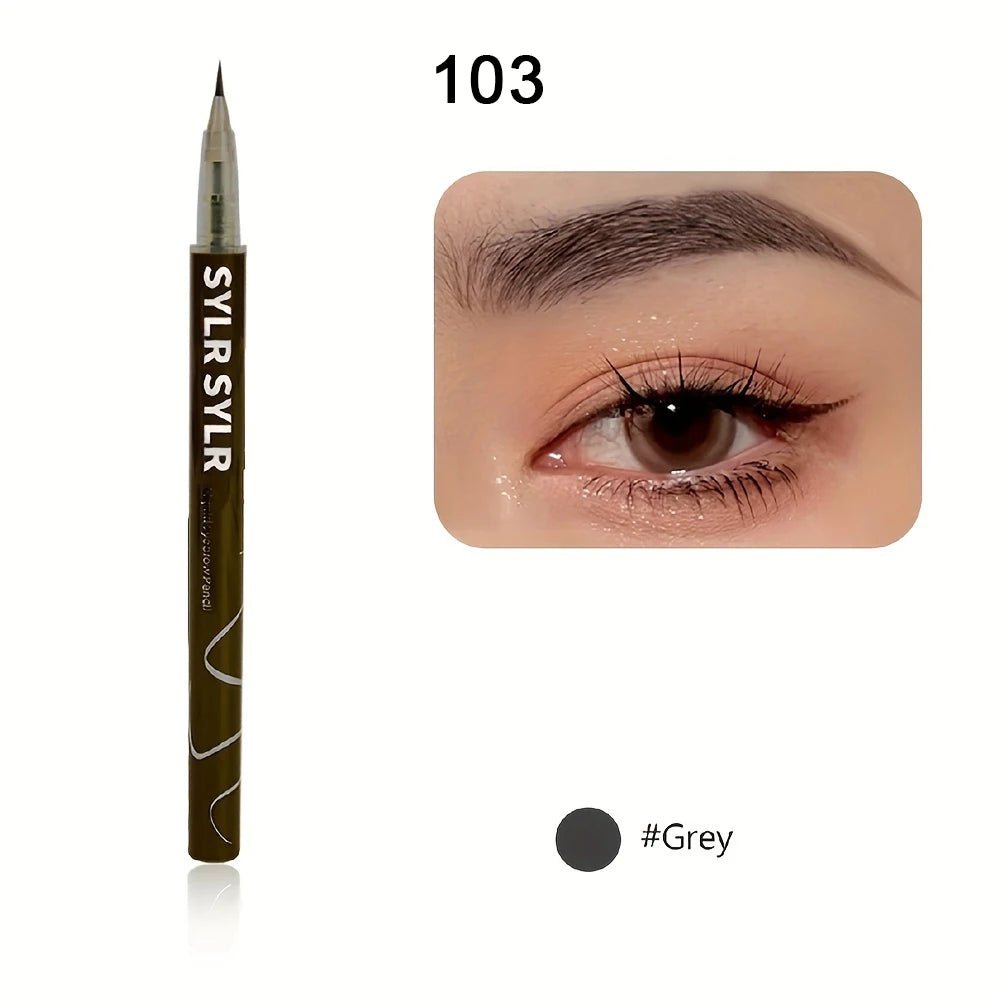 0.008mm Ultra Fine Eyebrow Pen Long Last Smudge Proof Waterproof Sweat - Proof High Pigmented Easy Applying Liquid Eye Brow Pencil - Walmarkettt.com