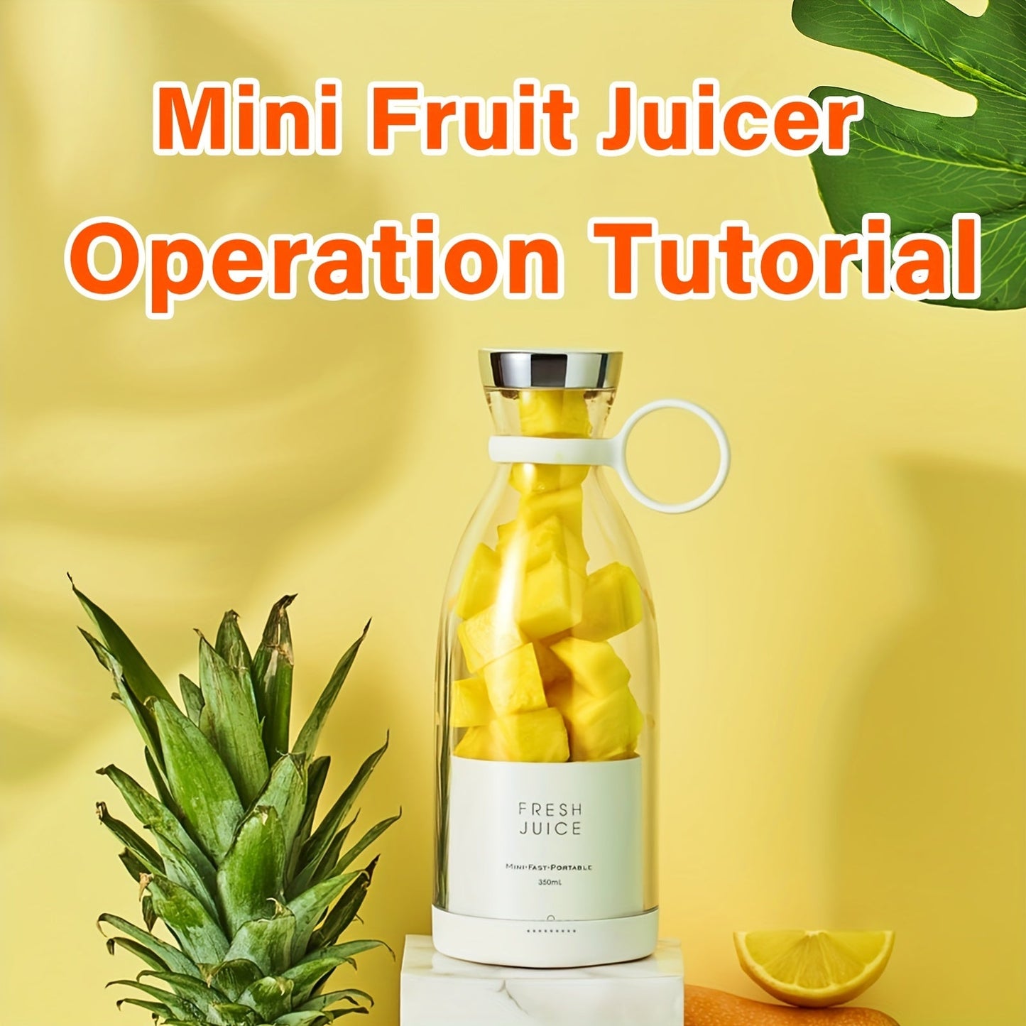 11.83oz Portable Electric Wireless Mini Fruit Blender Juicer - Perfect for On - the - Go! - Walmarkettt.com