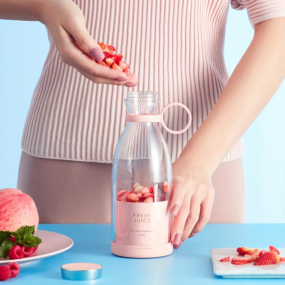 11.83oz Portable Electric Wireless Mini Fruit Blender Juicer - Perfect for On - the - Go! - Walmarkettt.com