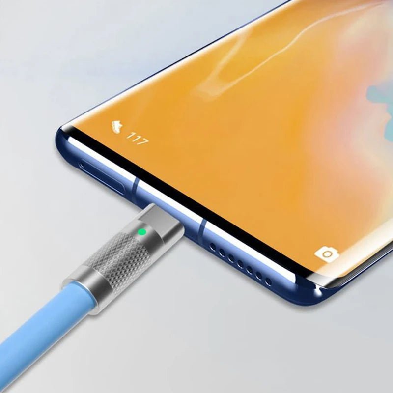 120w 6a Super Fast Charge PD Type C Liquid Silicone Cable Quick Charge 1M 2M Usb Cable Usb C to C Charger Cable - Walmarkettt.com