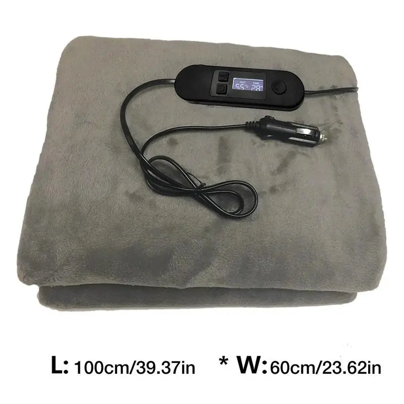 12V Blanket USB Electric Heated Blanket Car Office Use Warm Blanket Winter Removable Washing Quick Warmer Heated Warming Carpet - Walmarkettt.com