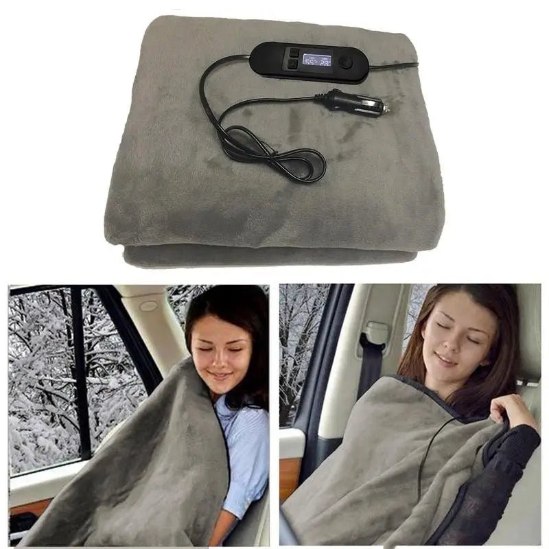 12V Blanket USB Electric Heated Blanket Car Office Use Warm Blanket Winter Removable Washing Quick Warmer Heated Warming Carpet - Walmarkettt.com