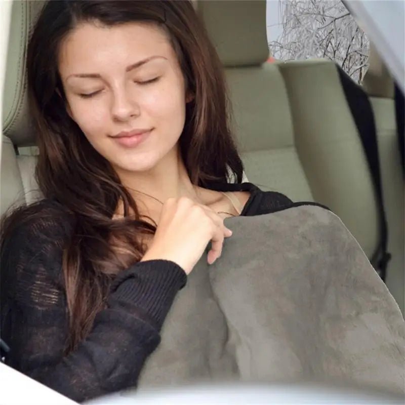 12V Blanket USB Electric Heated Blanket Car Office Use Warm Blanket Winter Removable Washing Quick Warmer Heated Warming Carpet - Walmarkettt.com