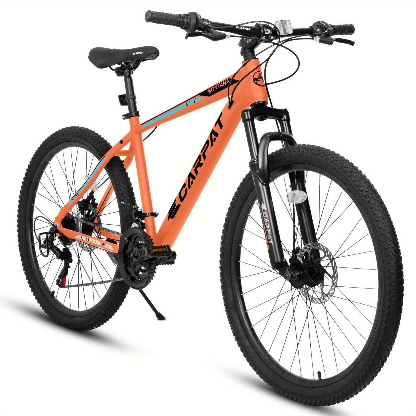 ECARPAT 26-inch Mountain Bike, Adult Aluminum Frame, Shock-Absorbing Front Fork, 21-Speed Disc Brake MTB, City Commuter Bicycle