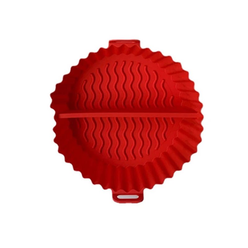 1Pcs Silicone Air Fryer Oven Baking Tray Pizza Fried Chicken Basket Pad Air - fryer Pot Food Plate Reusable Airfryer Pan Liner - Walmarkettt.com