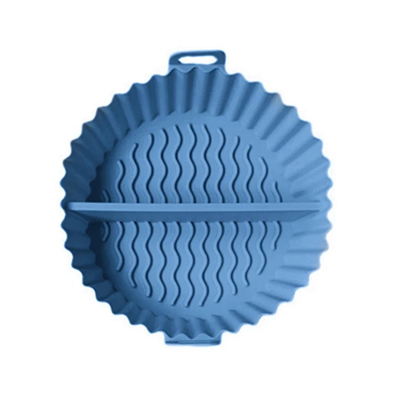 1Pcs Silicone Air Fryer Oven Baking Tray Pizza Fried Chicken Basket Pad Air - fryer Pot Food Plate Reusable Airfryer Pan Liner - Walmarkettt.com