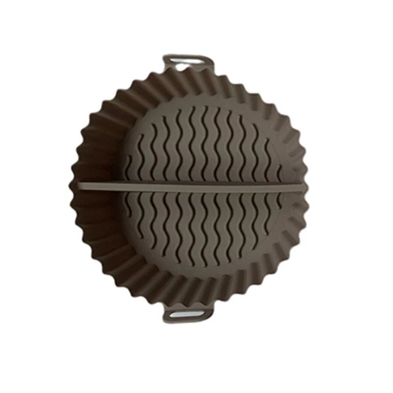 1Pcs Silicone Air Fryer Oven Baking Tray Pizza Fried Chicken Basket Pad Air - fryer Pot Food Plate Reusable Airfryer Pan Liner - Walmarkettt.com