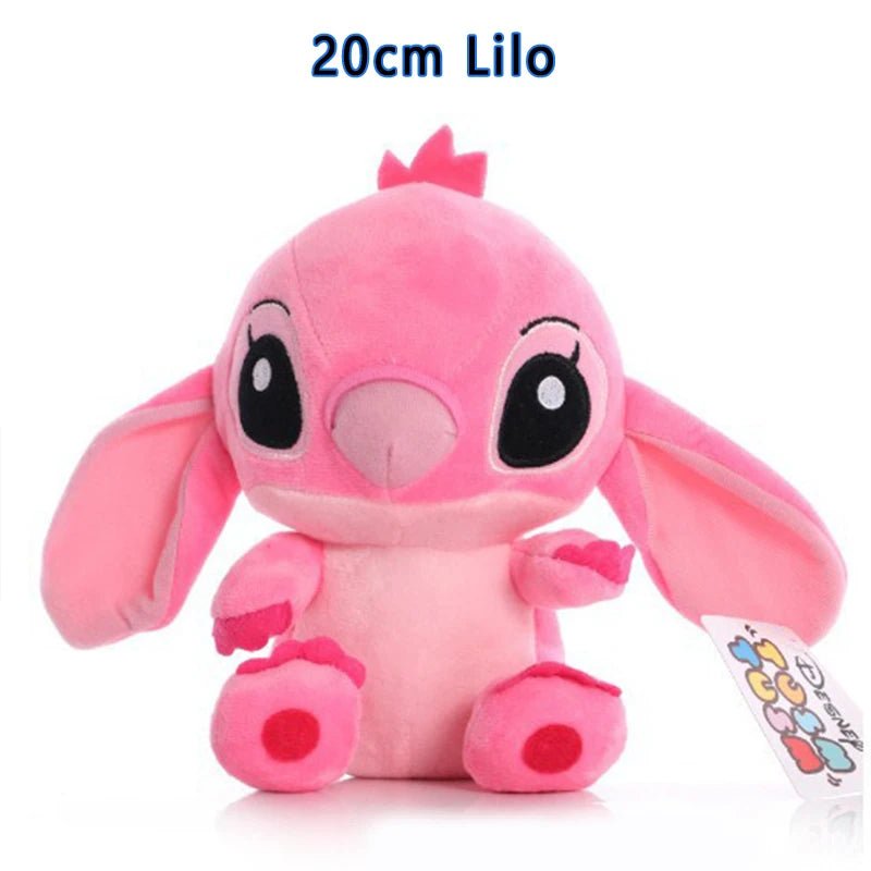 20 - 60cm Giant Size Lilo & Stitch Couple Models Cartoon Stuffed Plush Anime Plushs Toys Pendant Toy Pillow Kids Birthday Gift - Walmarkettt.com