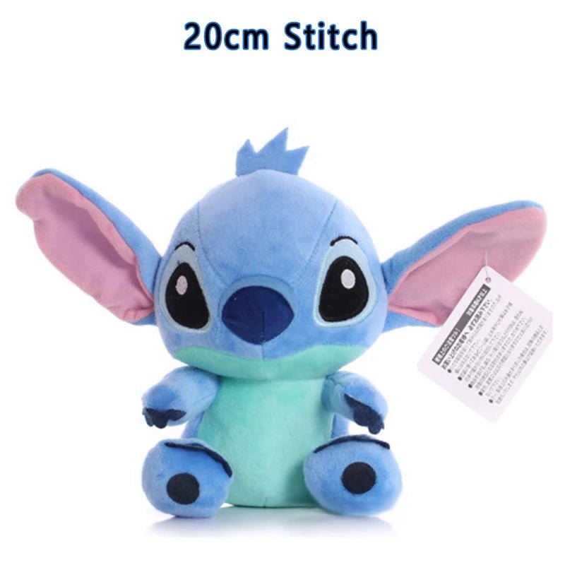 20 - 60cm Giant Size Lilo & Stitch Couple Models Cartoon Stuffed Plush Anime Plushs Toys Pendant Toy Pillow Kids Birthday Gift - Walmarkettt.com
