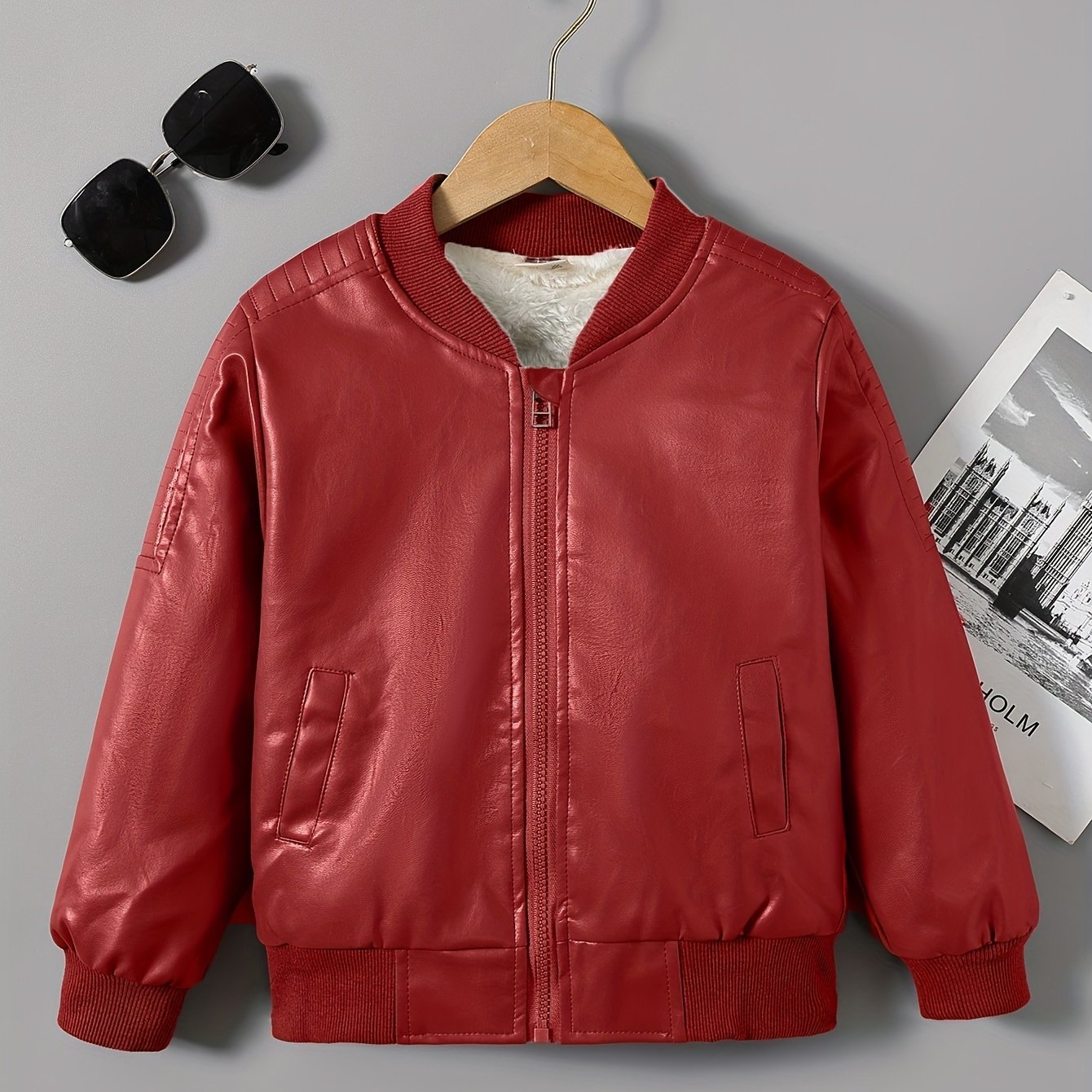 2025 Autumn Winter New Boys' Fleece - Lined Zip - Up Jacket - Walmarkettt.com