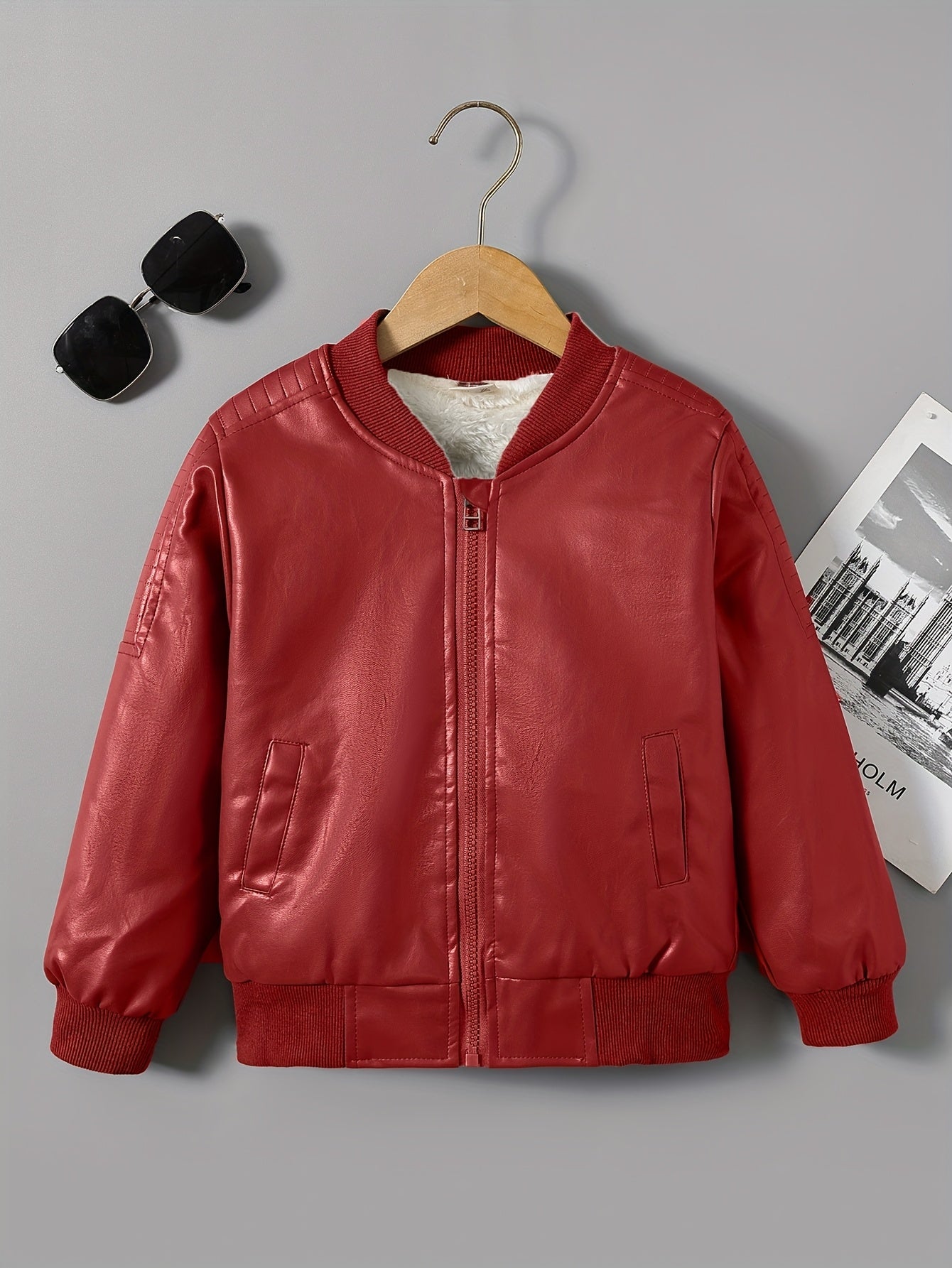 2025 Autumn Winter New Boys' Fleece - Lined Zip - Up Jacket - Walmarkettt.com