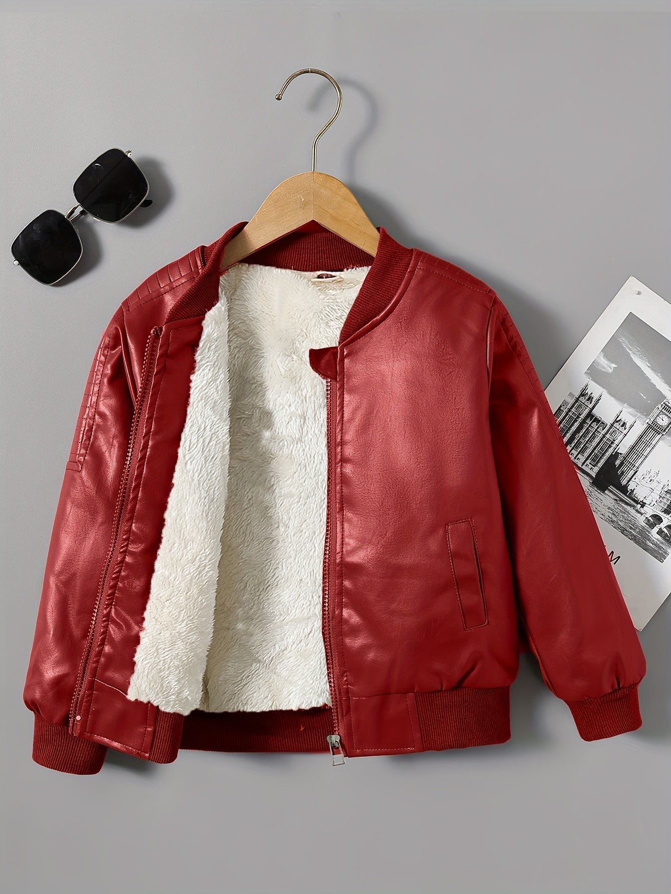 2025 Autumn Winter New Boys' Fleece - Lined Zip - Up Jacket - Walmarkettt.com