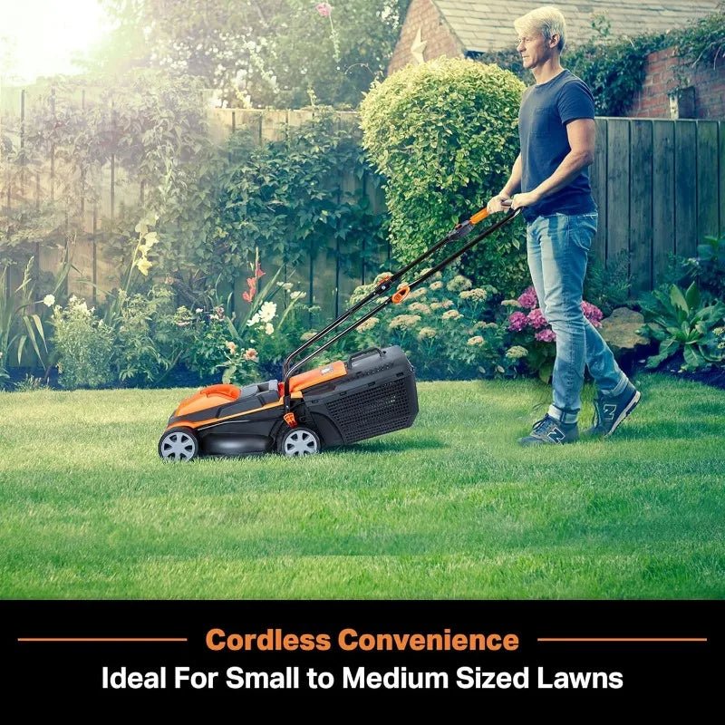 24VMWBL 24V Max 13 - inch Cordless Lawn Mower And Cordless Leaf Blower Combo With 2x4.0Ah Batteries And Charger - Walmarkettt.com