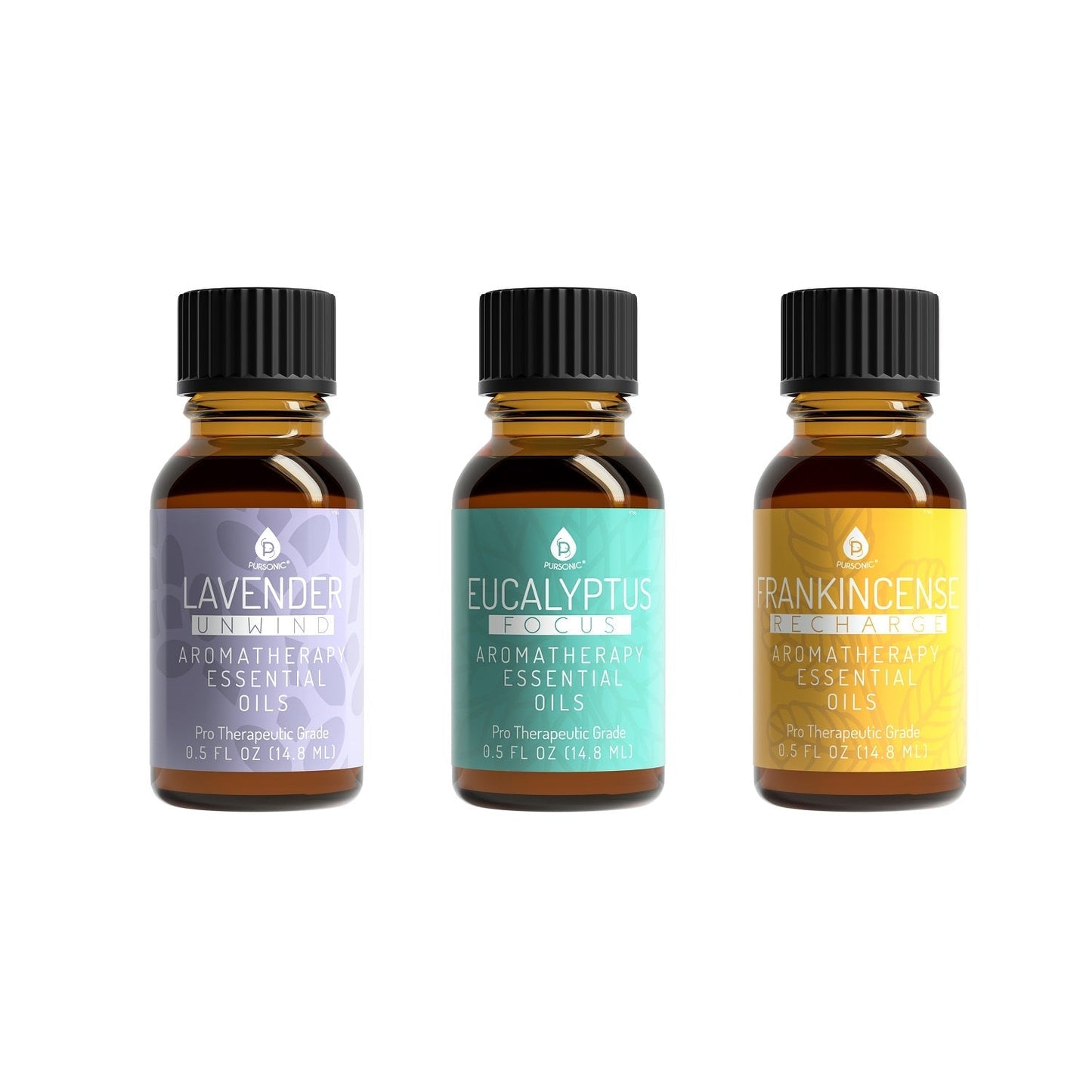 3 Pack Aromatherapy Essential oils (Lavender, Eucalyptus, Frankincense) - Walmarkettt.com