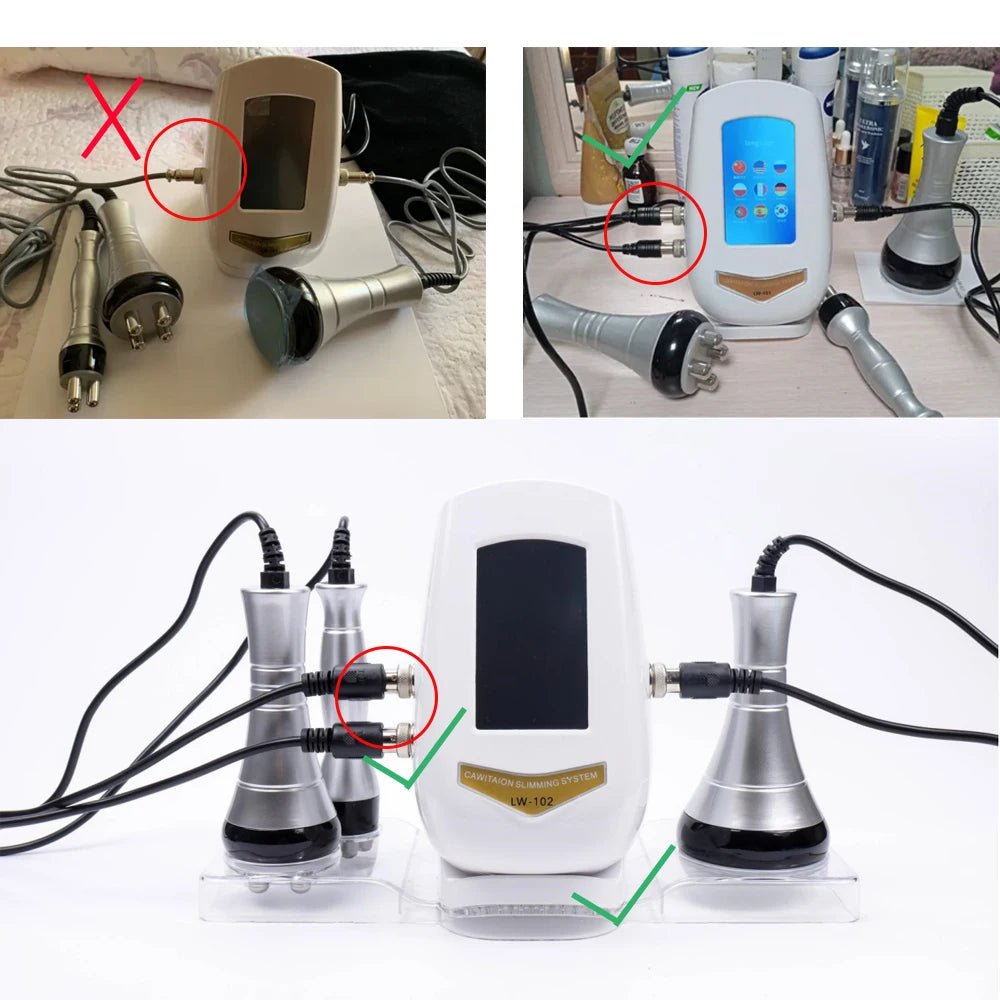 40K Cavitation Ultrasonic Body Slimming Machine Beauty Device Facial Massager Skin Tighten Face Lifting Skin Care Tool - Walmarkettt.com