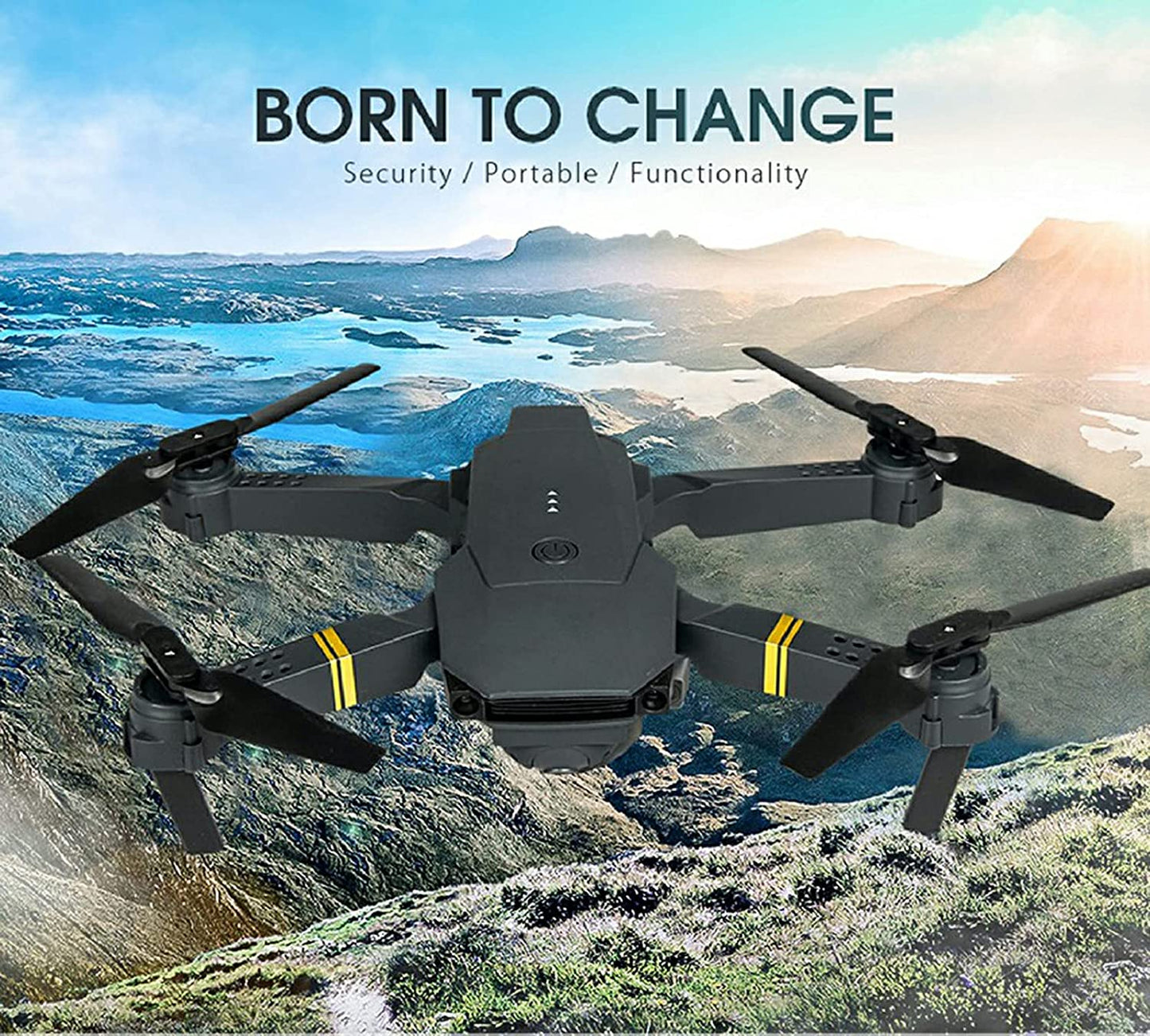 4K HD Dual Camera RC FPV WiFi Portable Wide Angle Foldable Quadcopter Drone - Walmarkettt.com
