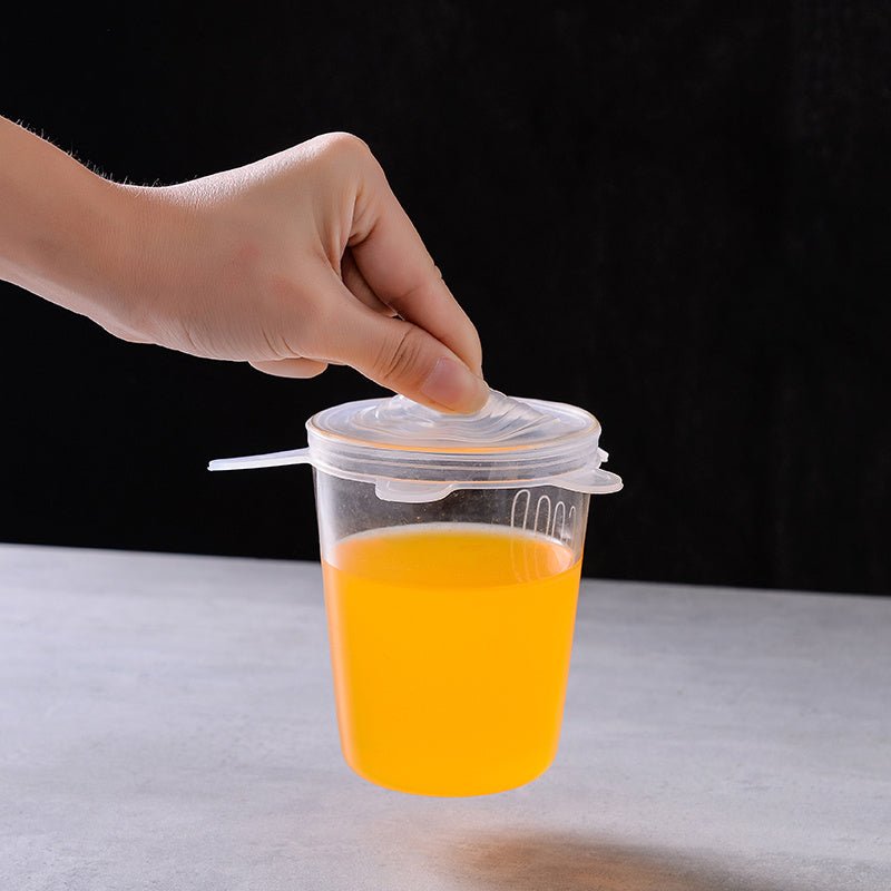 6pcs Silicone Elastic Lids, Reusable Durable Food Storage Covers, Suitable for Bowls, 6 Different Sizes to Fit Most Containers, Dishwasher and Fridge Safe, Container Covers, Meal Prep Storage, Flexible Design, Snug Fit, Foodg - Walmarkettt.com