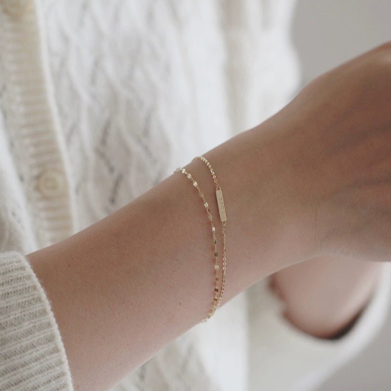 Accessible Luxury Special - Interest Design 925 Sterling Silver Women's Thin Bracelet - Walmarkettt.com
