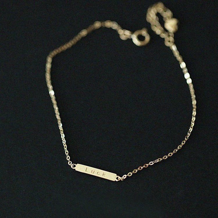 Accessible Luxury Special - Interest Design 925 Sterling Silver Women's Thin Bracelet - Walmarkettt.com