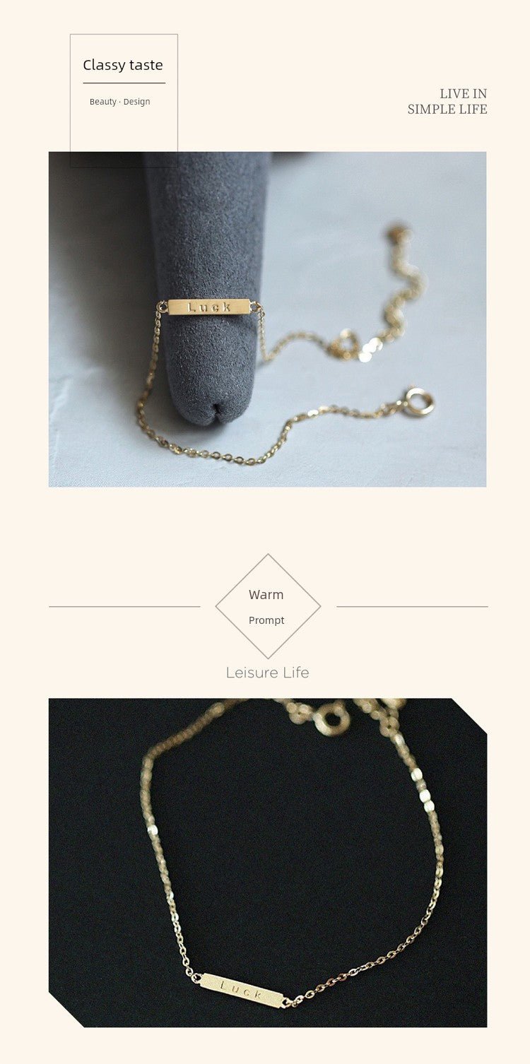 Accessible Luxury Special - Interest Design 925 Sterling Silver Women's Thin Bracelet - Walmarkettt.com