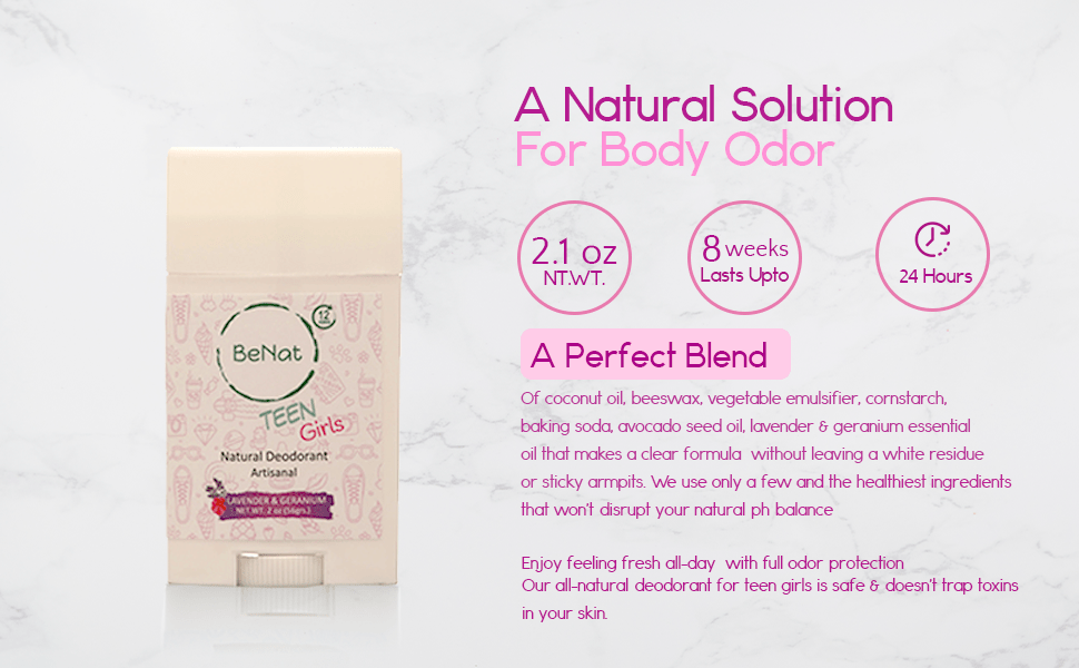 All - Natural Deodorant for Kids & Teens - Walmarkettt.com