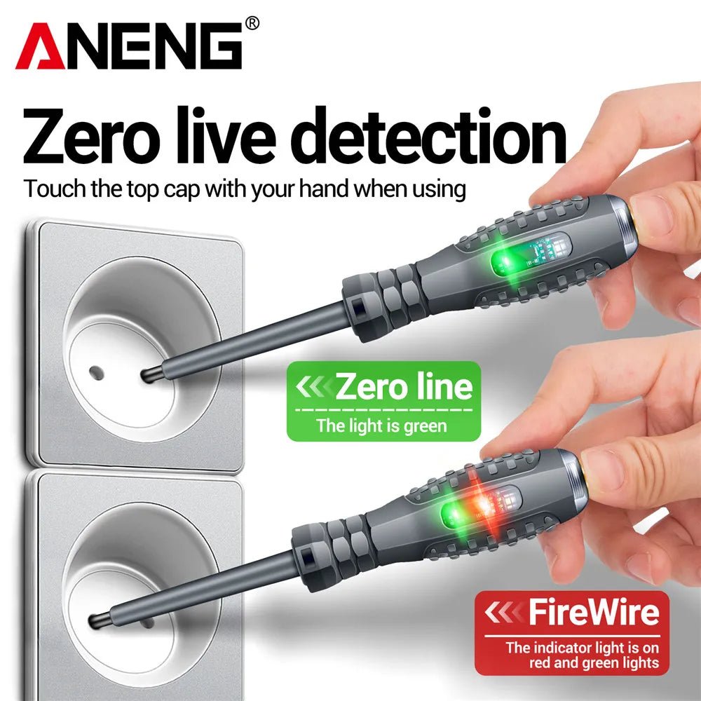 ANENG B05 Word/cross Strong Torque Highlight Screwdriver Meter Sensor Tester Pen Zero Live Detector with Indicator Electric Tool - Walmarkettt.com