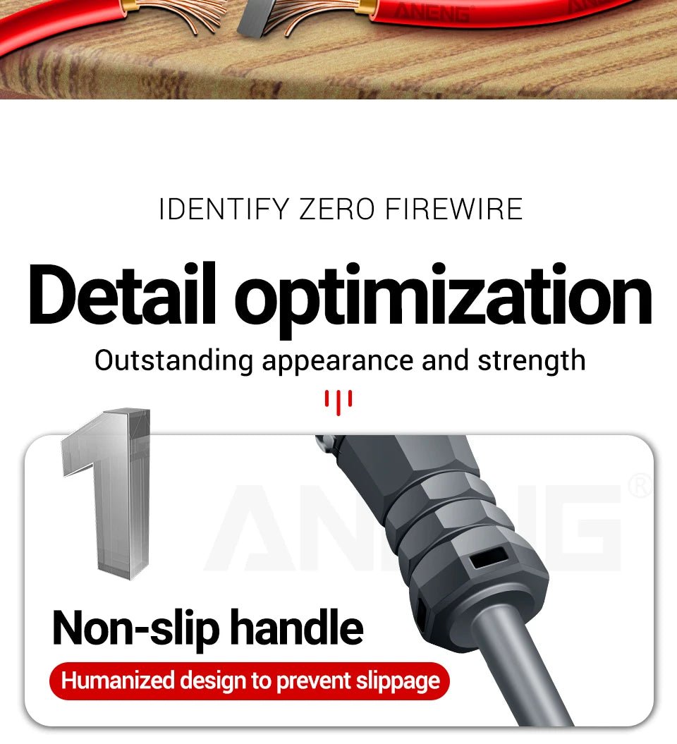 ANENG B05 Word/cross Strong Torque Highlight Screwdriver Meter Sensor Tester Pen Zero Live Detector with Indicator Electric Tool - Walmarkettt.com