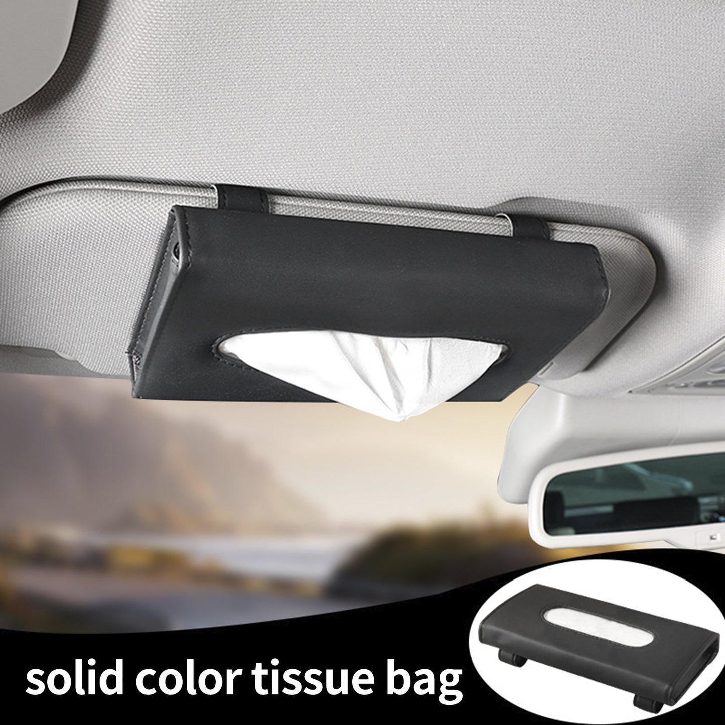 Automobile Sunshade Paper Towel Box Car - Mounted Fashion Pull - out Carton - Walmarkettt.com