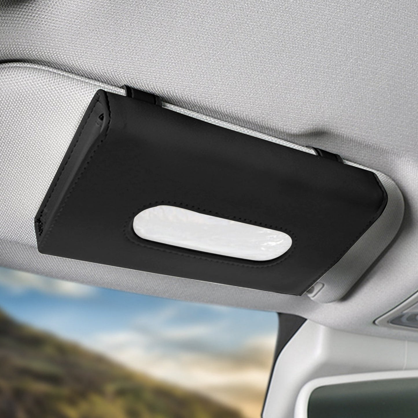 Automobile Sunshade Paper Towel Box Car - Mounted Fashion Pull - out Carton - Walmarkettt.com