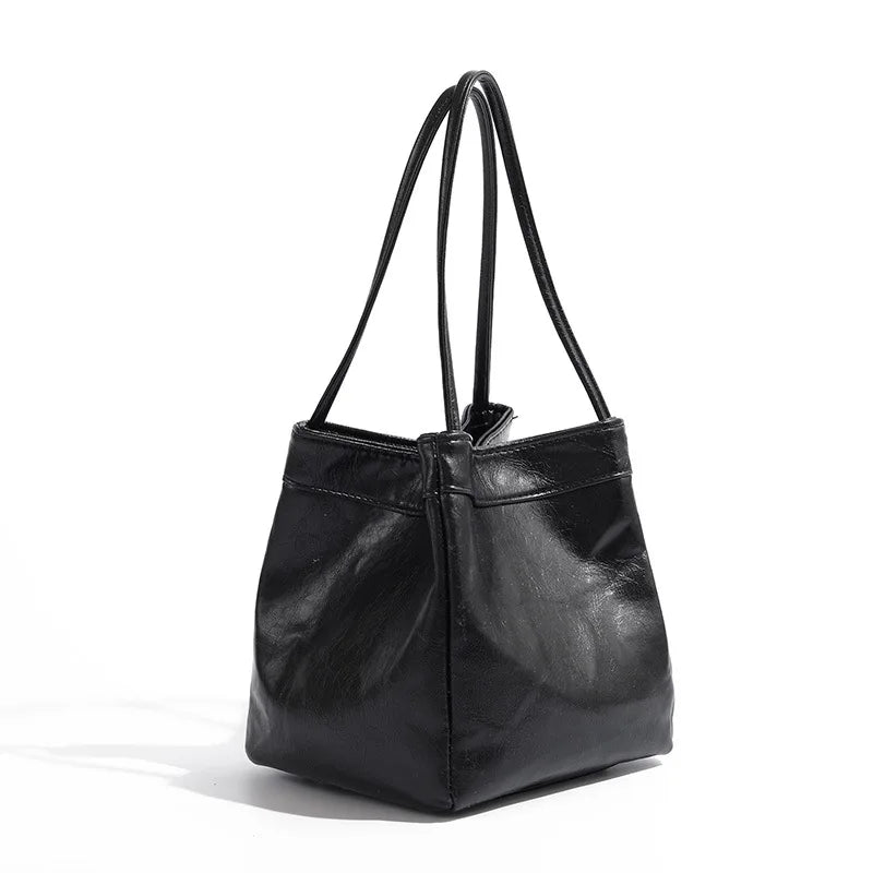 Bag For Women's New Trendy Fashion Multi - purpose Casual Small Square Bag Bucket Bag Niche Simple Shoulder Bag Handbag - Walmarkettt.com