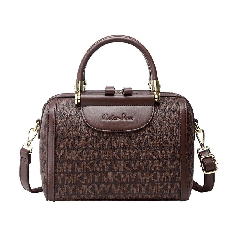Bag Girl 2025 New Style fashionable Boston pillowcase printed hand - held shoulder crossbody bag - Walmarkettt.com