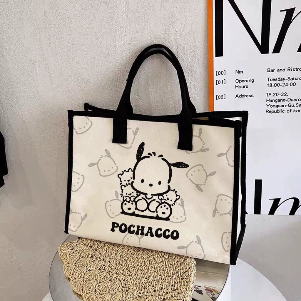 Canvas Bag Female Ins Mori All - Match Shoulder Bag Large Capacity Book Holding Student Class Commuter Bag Cloth Tote - Walmarkettt.com
