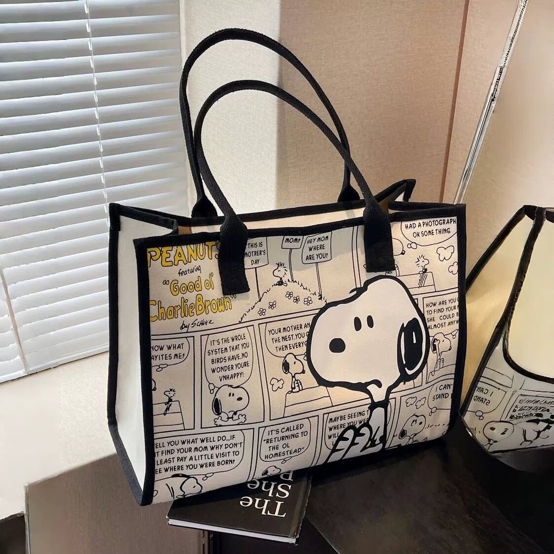 Canvas Bag Female Ins Mori All - Match Shoulder Bag Large Capacity Book Holding Student Class Commuter Bag Cloth Tote - Walmarkettt.com