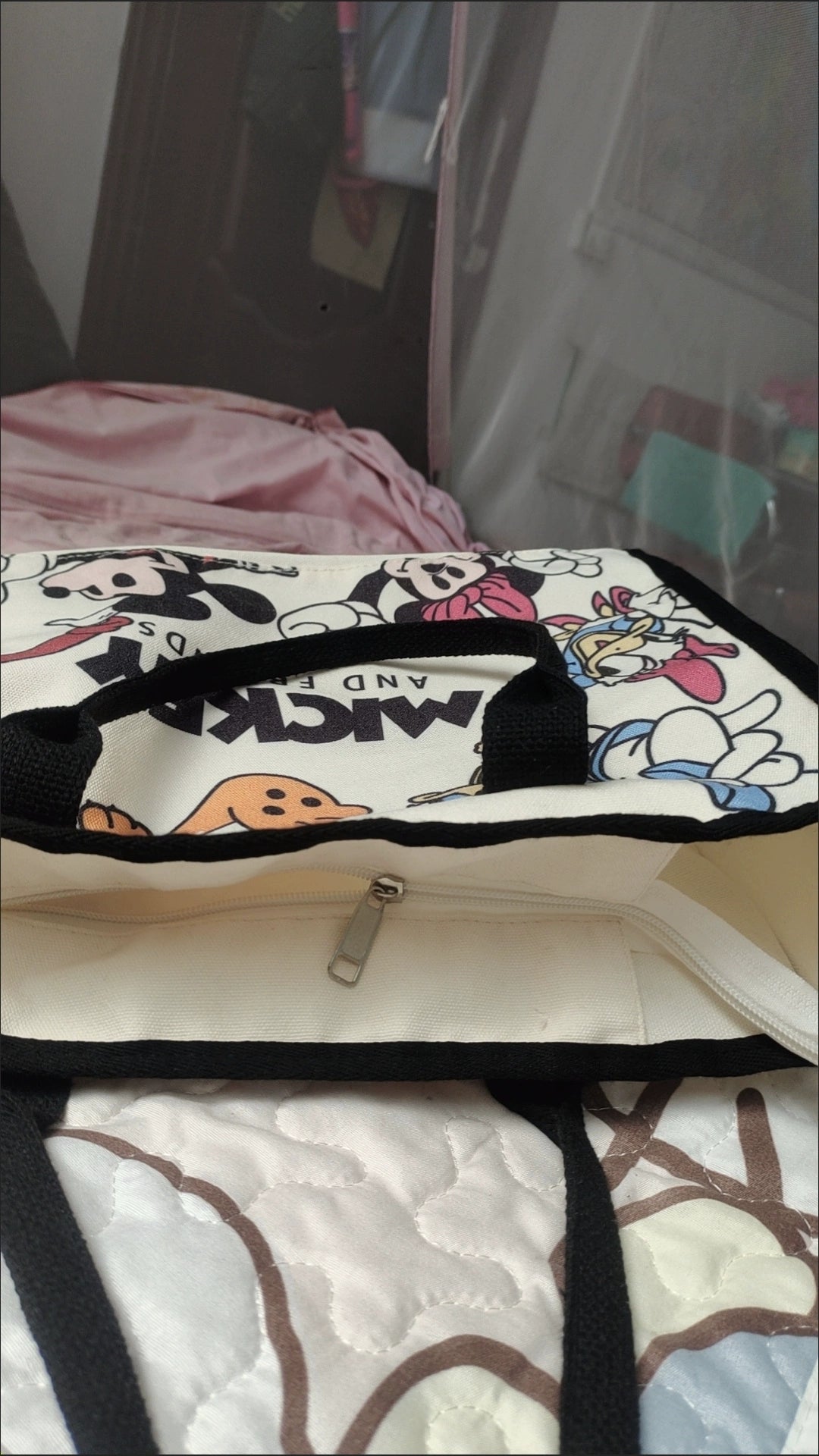 Canvas Bag Female Ins Mori All - Match Shoulder Bag Large Capacity Book Holding Student Class Commuter Bag Cloth Tote - Walmarkettt.com