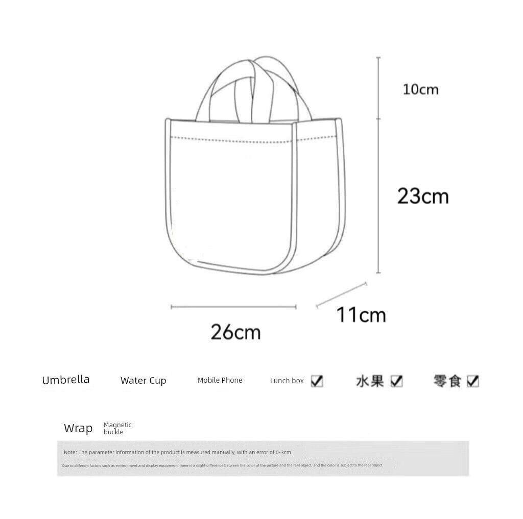 Canvas Bag Female Ins Mori All - Match Shoulder Bag Large Capacity Book Holding Student Class Commuter Bag Cloth Tote - Walmarkettt.com