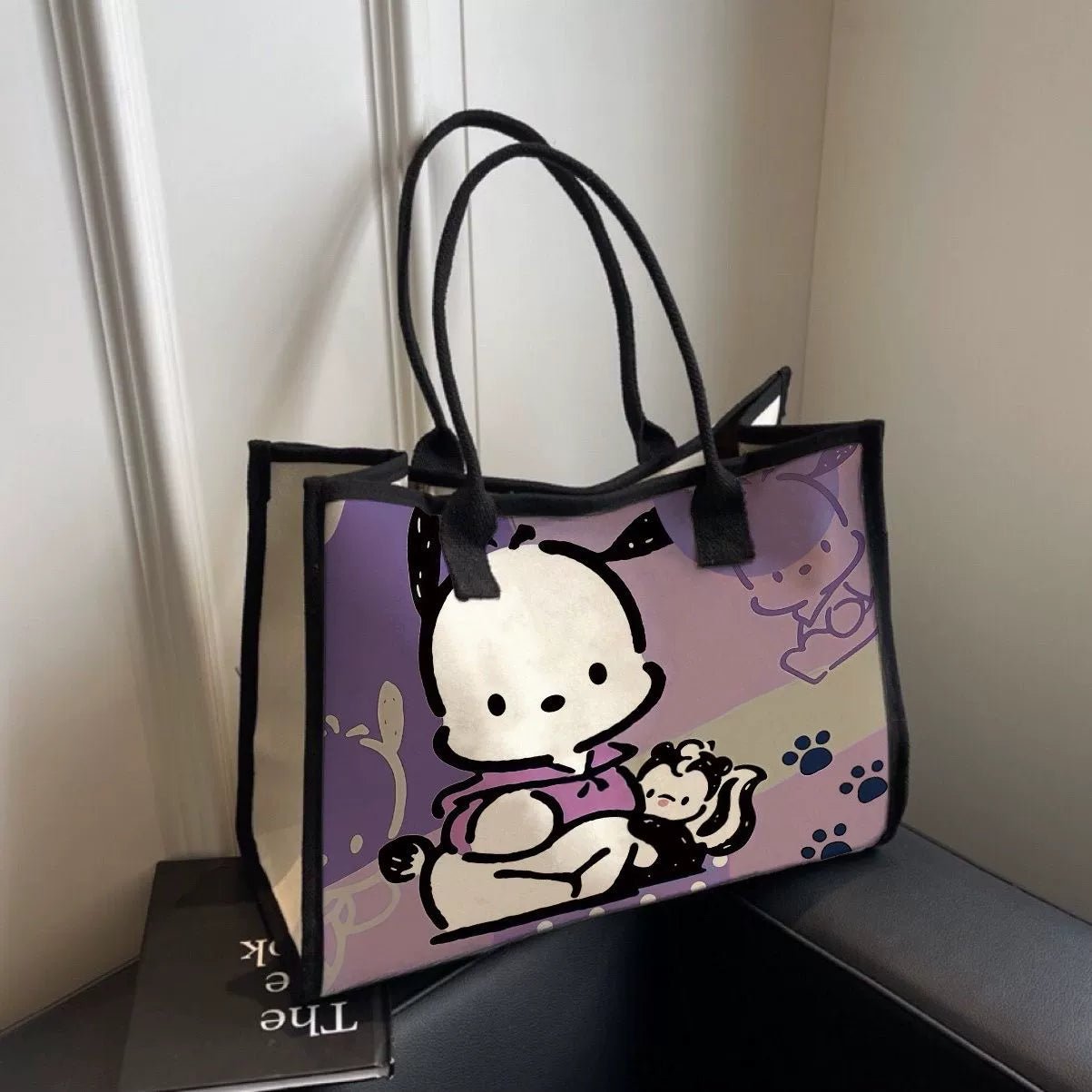 Canvas Bag Female Ins Mori All - Match Shoulder Bag Large Capacity Book Holding Student Class Commuter Bag Cloth Tote - Walmarkettt.com