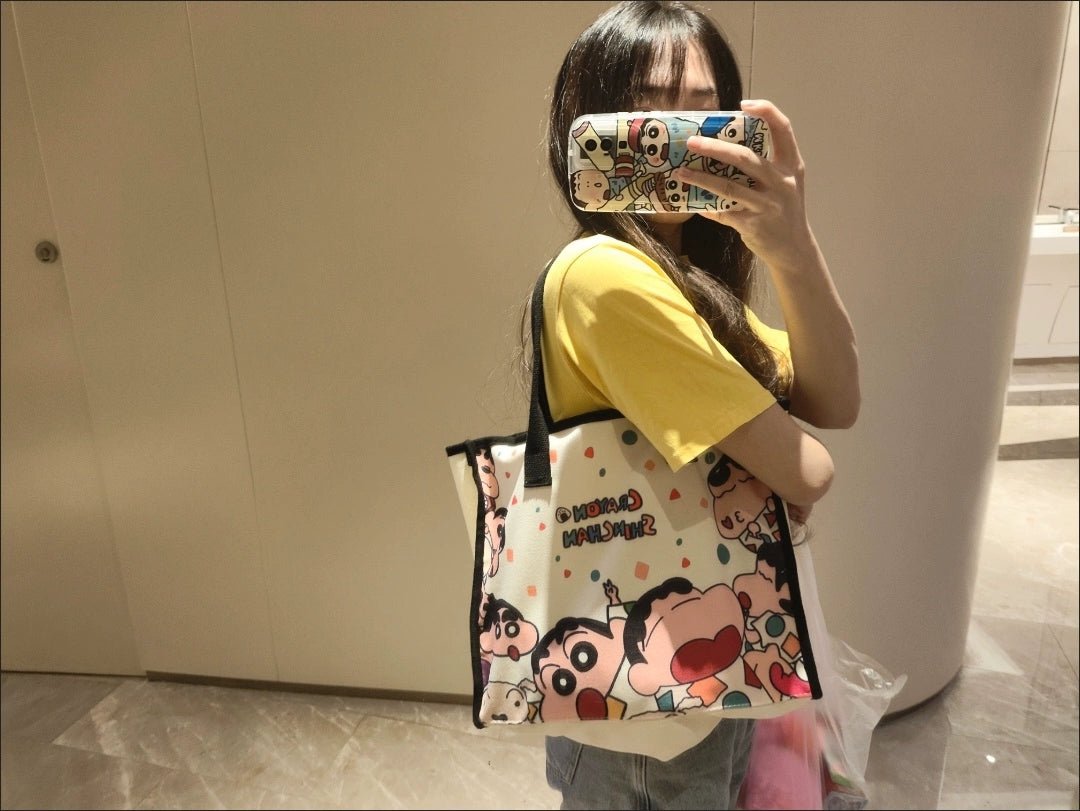 Canvas Bag Female Ins Mori All - Match Shoulder Bag Large Capacity Book Holding Student Class Commuter Bag Cloth Tote - Walmarkettt.com