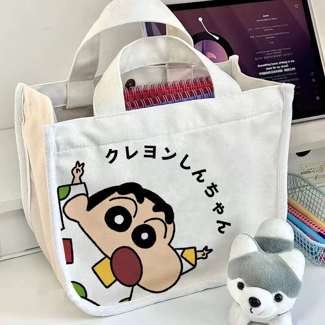 Canvas Bag Female Ins Mori All - Match Shoulder Bag Large Capacity Book Holding Student Class Commuter Bag Cloth Tote - Walmarkettt.com