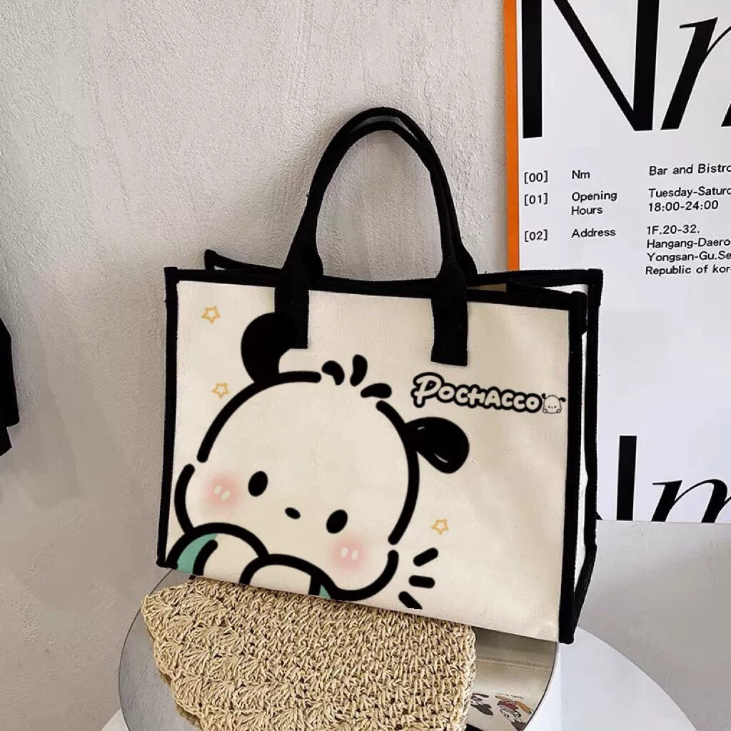 Canvas Bag Female Ins Mori All - Match Shoulder Bag Large Capacity Book Holding Student Class Commuter Bag Cloth Tote - Walmarkettt.com