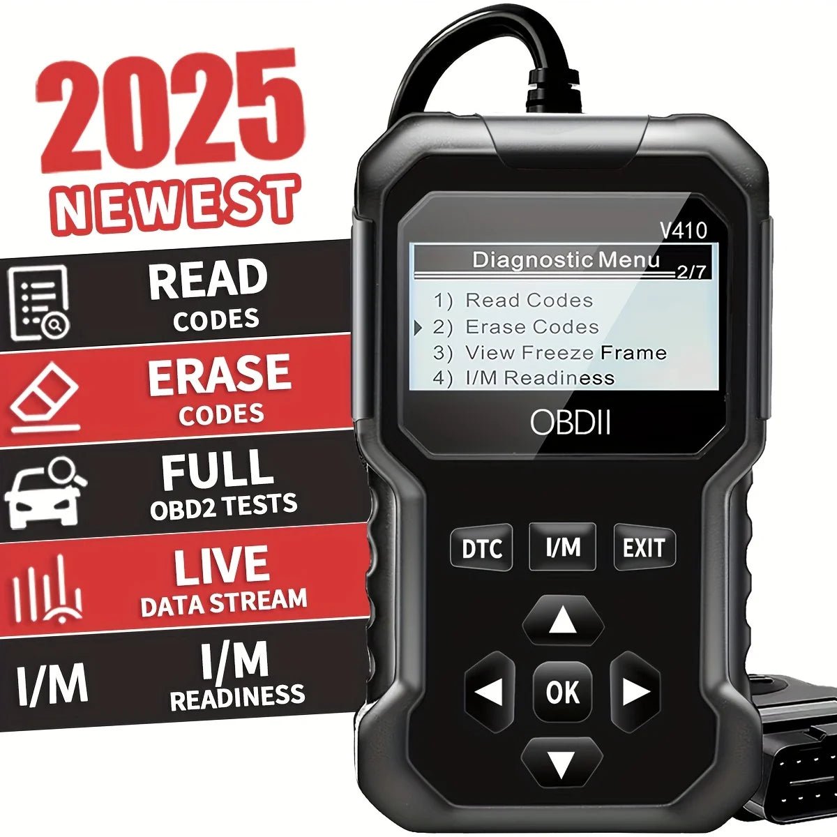 Car Obd2 Scanner Diagnostic Tool Code Reader Engine Fault Code Reader Scanner Can Diagnose All Obd Ii Protocol Cars since 1996 Scan Tool - Walmarkettt.com