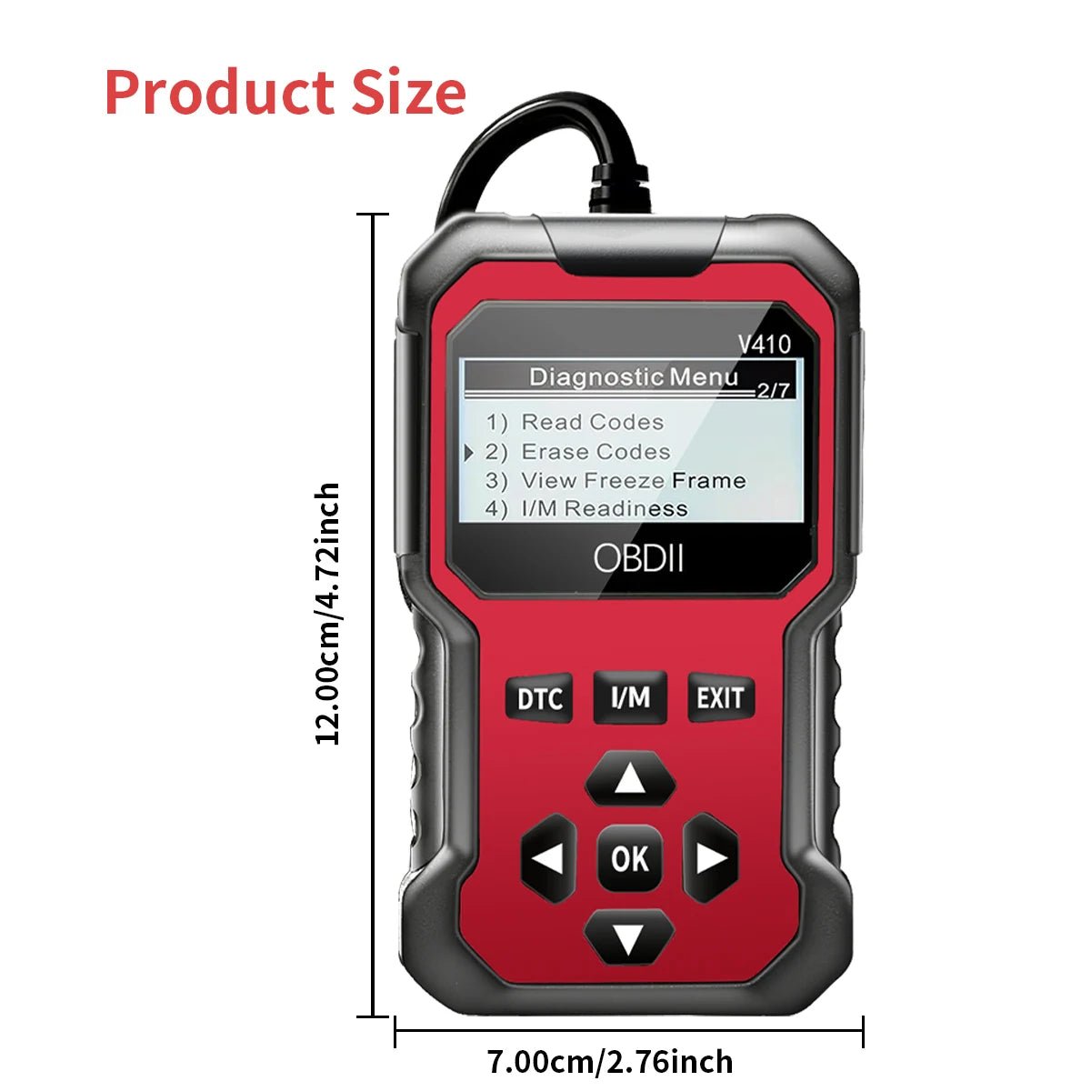 Car Obd2 Scanner Diagnostic Tool Code Reader Engine Fault Code Reader Scanner Can Diagnose All Obd Ii Protocol Cars since 1996 Scan Tool - Walmarkettt.com