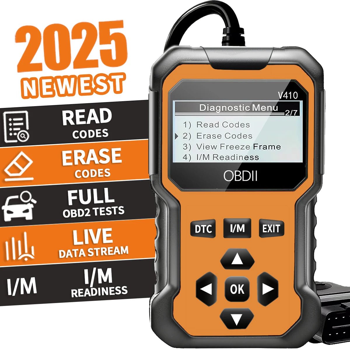 Car Obd2 Scanner Diagnostic Tool Code Reader Engine Fault Code Reader Scanner Can Diagnose All Obd Ii Protocol Cars since 1996 Scan Tool - Walmarkettt.com