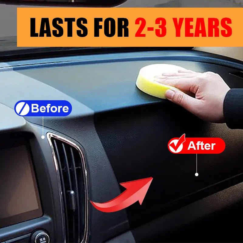 Car Plastic Restorer Back To Black Gloss Auto Interior Leather & Panel Renewal Wax Coating Agent Auto Polish And Repair Coating - Walmarkettt.com